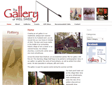 Tablet Screenshot of galleryatwellsweep.com